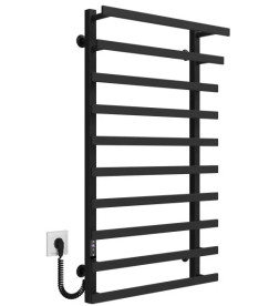 Электрический полотенцесушитель Deffi Breeze П10 500x1000 левое подключение JD04 черный A.BZ.100.50.10.E.B.L.2