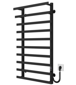 Электрический полотенцесушитель Deffi Breeze П10 500x1000 правое подключение JD04 черный A.BZ.100.50.10.E.B.R.2