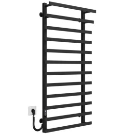 Электрический полотенцесушитель Deffi Breeze П12 500x1200 левое подключение JD04 черный A.BZ.120.50.12.E.B.L.2