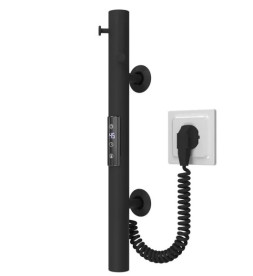 Електрична сушарка для рушників Deffi Chloe 30x500 JD03 нержавіюча сталь чорний C.MK.50.30.E.B.U.1