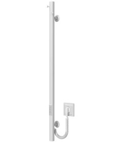 Електрична сушарка для рушників Deffi Chloe 30x900 WD03 нержавіюча сталь білий C.MK.90.30.E.W.U.3