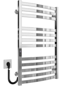Электрический полотенцесушитель Deffi Dexter П12 500х800 левое подключение JD04 хром A.DR.80.50.12.E.C.L.2