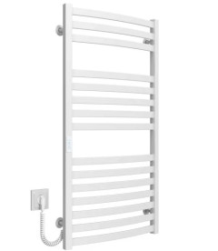 Електрична сушарка для рушників Deffi Dexter П15 500х1000 ліве підключення WD04 білий A.DR.100.50.15.E.W.L.4