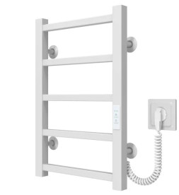 Электрический полотенцесушитель Deffi Forest П6 200х600 правое подключение WD04 белый A.FR.60.20.6.E.W.R.4
