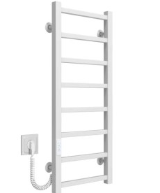Электрический полотенцесушитель Deffi Forest П8 200х800 левое подключение WD04 белый A.FR.80.20.8.E.W.L.4
