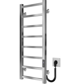 Электрический полотенцесушитель Deffi Forest П8 200х800 правое подключение JD04 хром A.FR.80.20.8.E.C.R.2