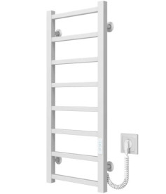 Электрический полотенцесушитель Deffi Forest П8 200х800 правое подключение WD04 белый A.FR.80.20.8.E.W.R.4