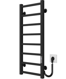 Электрический полотенцесушитель Deffi Forest П8 200х800 правое подключение JD04 черный A.FR.80.20.8.E.B.R.2