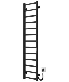 Электрический полотенцесушитель Deffi Forest П13 200х1400 правое подключение JD04 черный A.FR.140.20.13.E.B.R.2