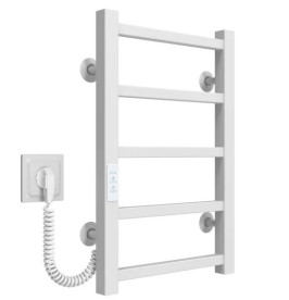 Электрический полотенцесушитель Deffi Forest П5 300х500 левое подключение WD04 белый  A.FR.50.30.5.E.W.L.4
