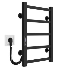 Электрический полотенцесушитель Deffi Forest П5 300х500 левое подключение JD04 черный A.FR.50.30.5.E.B.L.2