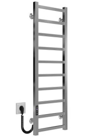 Электрический полотенцесушитель Deffi Forest П10 300х1000 левое подключение JD04 хром A.FR.100.30.10.E.C.L.2