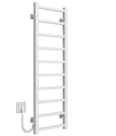 Электрический полотенцесушитель Deffi Forest П10 300х1000 левое подключение WD04 белый A.FR.100.30.10.E.W.L.4