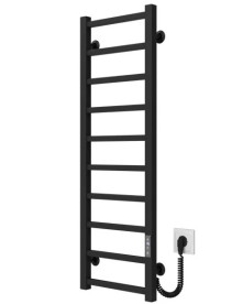 Электрический полотенцесушитель Deffi Forest П10 300х1000 правое подключение JD04 черный A.FR.100.30.10.E.B.R.2