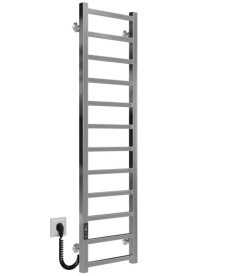 Электрический полотенцесушитель Deffi Forest П12 300х1200 левое подключение JD04 хром A.FR.120.30.12.E.C.L.2