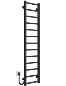Электрический полотенцесушитель Deffi Forest П13 300х1400 левое подключение JD04 черный A.FR.140.30.13.E.B.L.2
