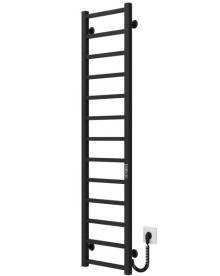 Электрический полотенцесушитель Deffi Forest П13 300х1400 правое подключение JD04 черный A.FR.140.30.13.E.B.R.2