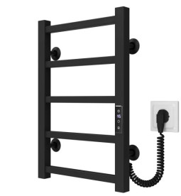 Электрический полотенцесушитель Deffi Forest П5 400х500 правое подключение JD04 черный A.FR.50.40.5.E.B.R.2