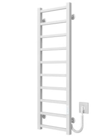 Электрический полотенцесушитель Deffi Forest П10 400х1000 правое подключение WD04 белый A.FR.100.40.10.E.W.R.4
