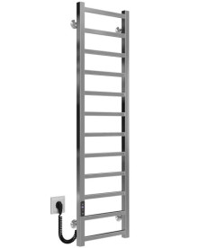 Электрический полотенцесушитель Deffi Forest П12 400х1200 левое подключение JD04 хром A.FR.120.40.12.E.C.L.2