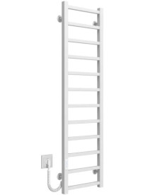 Электрический полотенцесушитель Deffi Forest П12 400х1200 левое подключение WD04 белый A.FR.120.40.12.E.W.L.4