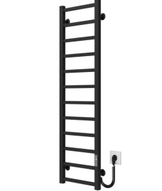 Электрический полотенцесушитель Deffi Forest П12 400х1200 правое подключение JD04 черный A.FR.120.40.12.E.B.R.2