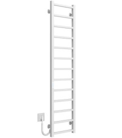 Электрический полотенцесушитель Deffi Forest П13 400х1400 левое подключение WD04 белый A.FR.140.40.13.E.W.L.4