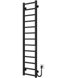 Електрична сушарка для рушників Deffi Forest П13 400х1400 праве підключення JD04 чорний A.FR.140.40.13.E.B.R.2