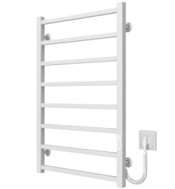 Електрична сушарка для рушників Deffi Forest П8 500х800 праве підключення WD04 білий A.FR.80.50.8.E.W.R.4