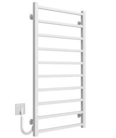 Електрична сушарка для рушників Deffi Forest П10 500х1000 ліве підключення WD04 білий A.FR.100.50.10.E.W.L.4