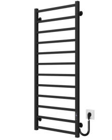 Электрический полотенцесушитель Deffi Forest П12 500х1200 правое подключение JD04 черный A.FR.120.50.12.E.B.R.2
