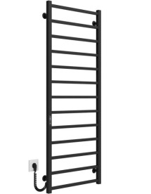 Электрический полотенцесушитель Deffi Forest П13 500х1400 левое подключение JD04 черный A.FR.140.50.13.E.B.L.2