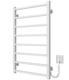 Электрический полотенцесушитель Deffi Forest П8 600х800 правое подключение WD04 белый A.FR.80.60.8.E.W.R.4