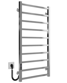 Электрический полотенцесушитель Deffi Forest П10 600х1000 левое подключение JD04 хром A.FR.100.60.10.E.C.L.2