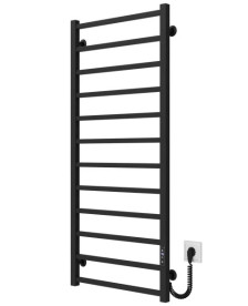 Электрический полотенцесушитель Deffi Forest П12 600х1200 правое подключение JD04 черный A.FR.120.60.12.E.B.R.2
