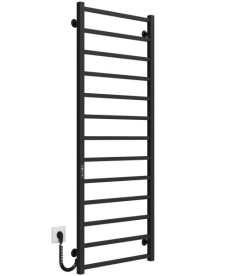 Электрический полотенцесушитель Deffi Forest П13 600х1400 левое подключение JD04 черный A.FR.140.60.13.E.B.L.2