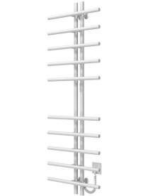 Электрический полотенцесушитель Deffi Gray П10 60х1450 правое подключение WD03 белый A.GY.145.6.10.E.W.R.3