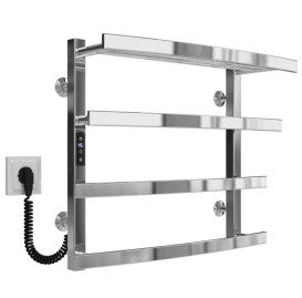 Електрична сушарка для рушників Deffi Lotos П4 400х500 ліве підключення JD04 хром A.LO.50.40.4.E.C.L.2