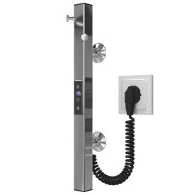 Електрична сушарка для рушників Deffi Holly 30x400 JD04 нержавіюча сталь хром C.MB.40.30.E.C.U.2