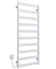 Електрична сушарка для рушників Deffi Harmony П10 400х1200 ліве підключення WD04 білий B.HR.120.40.10.E.W.L.4