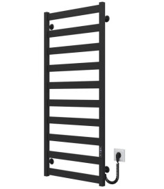 Электрический полотенцесушитель Deffi Harmony П10 400х1200 правое подключение JD04 черный B.HR.120.40.10.E.B.R.2