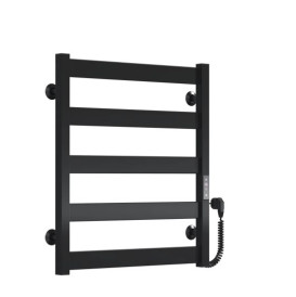 Электрический полотенцесушитель Deffi Harmony П5 500х600 правое подключение JD04 черный B.HR.60.50.5.E.B.R.2