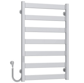 Электрический полотенцесушитель Deffi Harmony П7 500х800 левое подключение WD04 белый B.HR.80.50.7.E.W.L.4