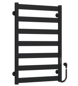 Электрический полотенцесушитель Deffi Harmony П7 500х800 правое подключение JD04 черный B.HR.80.50.7.E.B.R.2