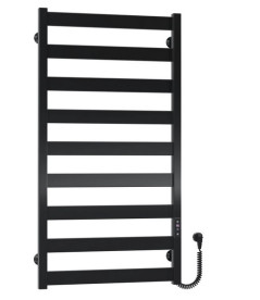 Электрический полотенцесушитель Deffi Harmony П9 500х1000 правое подключение JD04 черный B.HR.100.50.9.E.B.R.2