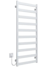 Електрична сушарка для рушників Deffi Harmony П10 500х1200 ліве підключення WD04 білий B.HR.120.50.10.E.W.L.4