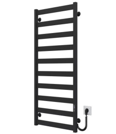 Электрический полотенцесушитель Deffi Harmony П10 500х1200 правое подключение JD04 черный B.HR.120.50.10.E.B.R.2