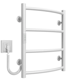 Електрична сушка для рушників Deffi Класик П4 400х500 ліве підключення WD03 білий C.DK.50.40.4.E.W.L.3