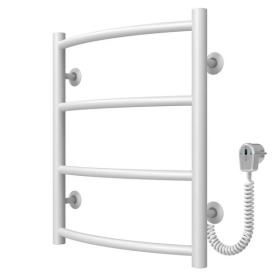 Электрический полотенцесушитель Deffi Классик П4 400х500 правое подключение белый C.DK.50.40.4.E.W.R.5