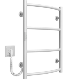 Электрический полотенцесушитель Deffi Классик П4 400х600 левое подключение WD03 белый C.DK.60.40.4.E.W.L.3